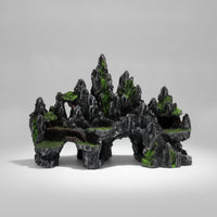Aquarium Mountain View Stone Ornament Looking Artificial Rockery Ornament Realistic Aquarium Rock with Caves
