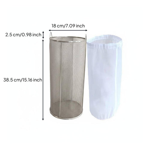Rice Fermented Beverage Filter Easy to Clean Stainless Steel Mesh Strainer