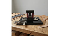 Manual Punch Press with Lever Handle Manual Punching Machine Heavy-Duty Leather Punching Machine for Makers, Workshop