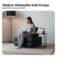 Reconfigurable Design Tofu Block Sofa Minimalist aesthetic Living Room Furniture Japanese Aesthetic Sectional Couch Lowsilhouette for Apartment Dwellers, Homeowners, Families, Lounge Area, recreation Space