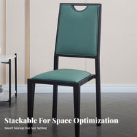 Upholstered Stacking Chair Sturdy Frame Upholstered Guest Chair Modern Design