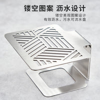 咖啡称架不锈钢电子秤增高架防水保护意式咖啡机专用萃取架可调节