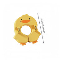 Duck-Shaped Baby Swim Float Soft Textile Underarm Baby Swim Float Duck Floatie One-Piece Water Toy Padded for Babies