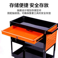 抽屉款三层工具车厂家专用汽修维修工具车推拉车多功能移动工具车