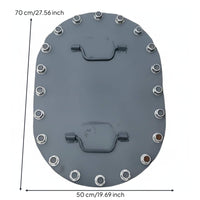 Sturdy Construction Marine Manhole Cover Heavy Duty Ship Inspection Port Cover Boat Deck Entry Plate for Shipyard Workers, Maintenance Crew, DIY Enthusiasts, Ships, Shipyards, Tanks
