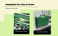 Steel socket wrench set for auto
