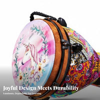 8" Djembe Lightweight Djembe Drum Portable Percussion Instrument for Beginners, Music Lovers, Kindergarten, lessonroom, gatherings