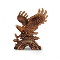 Bird Sculpture with Plaque Tabletop Bird Sculpture Decorative Decor for Living Room