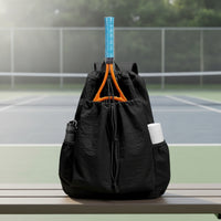 Sporty Racket Backpack Organized Tennis Bag Lightweight Sports Pack Handsunrestricted for Practice