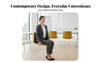 Stackable Armless Chair Contoured Seat Molded Plastic Shell Chair for Homeowners