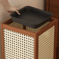 Rattan Umbrella Stand Compact Home Storage Entryway