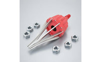 Curved Arms Pneumatic Cv Boot Spreader Metal CV Boot Expander Tool Ribbed Connector Compact for Mechanics, Auto Repair Shop