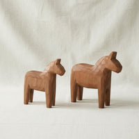 Dala Horse Statue Handmade House Decoration Retro Design for Living Room