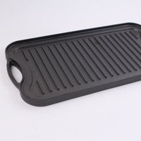 Rectangular Uncoated Iron Teppanyaki Grill Pan Japanese Double-Ear Frying Pan Cast Iron Grill Pan Steak Pan Frying Pan