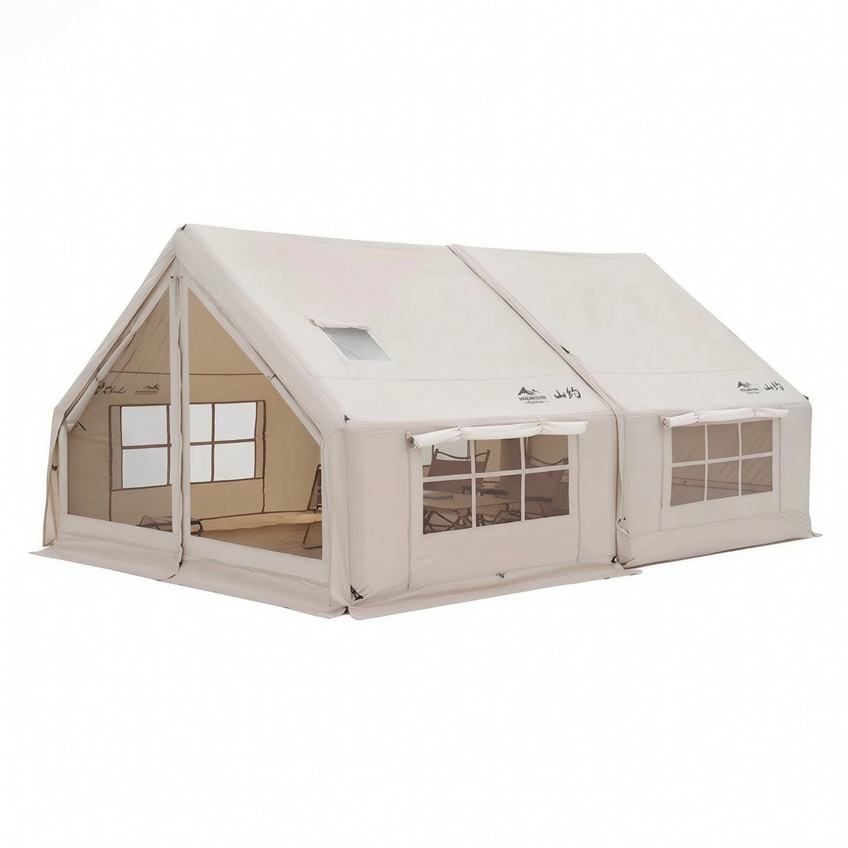 Inflatable Tent Spacious Inflatable Shelter Ventilated for Campers, Families, Camping