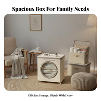 Foldable Wheeled container With casters Wheeled Folding Crate Clear View clear panel
