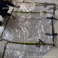 跨境杭州叉车雨篷龙工江淮叉车雨棚顶棚合力防雨防晒围帘叉车遮阳