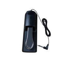 Anti-Slip Sustain Pedal with 6.5mm Plug Wired Universal Sustain Pedal Compact Portable for Keyboardists, Pianists, Home Practice, Recording Studio, Live Performance