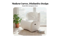 Ergonomic Wrap-Around Seat Soft Plush Fabric children's Furniture for Preschoolers, Toddlers, Living Room, Study Area, Classroom