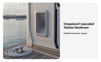 Marine Retrofit Box with Hinged Cover