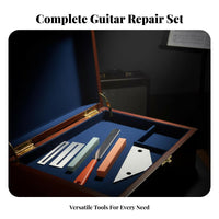 High-Precision Fret Dressing and Polishing Kit Professional Grade Fret Leveling Kit Precise for Luthiers, Repair Shop, Workshop, Home Studio