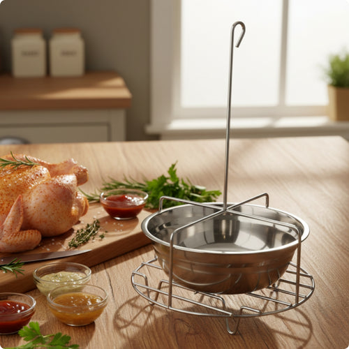 Hanging Chicken Rack Even Roasting Poultry Hanger Easy to Clean