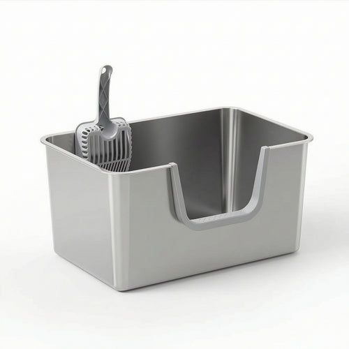 Stainless Steel Litter Box Easy-Tocleanpet Supply Rust-Proof