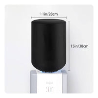 Water Dispenser Pail Cover PVC Inner Surface Cylindrical Pail Cover Foldable