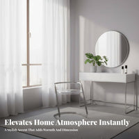 Transparent spectral Chair Light Luxury Design Transparent Side Chair for Bedroom