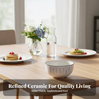 Japanese Style Ceramic Dinnerware Set, Minimalist Tableware, Bowl, Plate, Soup Dish, Gift Option