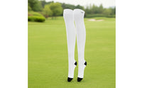 Terry Sole over-the-Knee Golf Socks Wear-Resistant over the Knee Sock Elastic Thigh High Sock Soft for Women