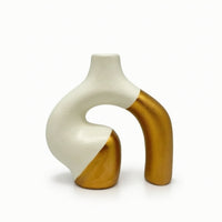 Abstract Vase Elegant Hollow Vase Contemporary for Office, Minimalists