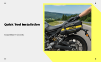 Waterproof motorcycle side bag