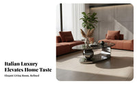 Luxury Design Nesting Accent Table Set Modern Design Household Furniture Space-Saving Home Furnishing High-Low Combination for Apartment Dwellers, Homeowners, Interior Decorators, Living Room, Small Areas, Next to Sofa, Lounge Area