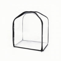 Handbag Storage Cover Clear Handbag Dust Bag with Zipper Dustproof for Shelf