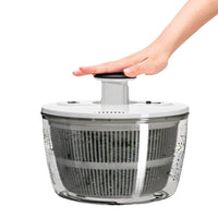 Press-Type Vegetable Dehydrator Salad Spinner Large Capacity Rotating Drain Basket