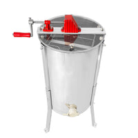 Manual Stainless Steel 2-Frame Honey Extractor with Tripod Stand