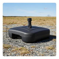 Water-Fill Umbrella Base Weather Resistant Fillable Umbrella Base for Market Stall