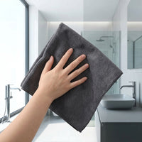 Nanoscale Microfiber Cleaning Cloth and Microfibre Cloth, High Absorbency Cleaning Cloths for Glass, Reusable Multi-Surface Wipes