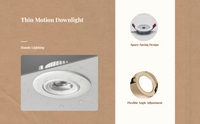 Motion sensor LED ceiling light
