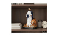 Saint Mark with Winged Lion Figurine Classical Design for Christians, Collectors
