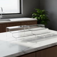 Expandable Spice Rack Organizer Standing Countertop Organizer Sturdy Tiered Spice Rack for Pantry