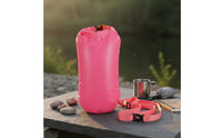 Double Air Bladder Design Swimming Safety Buoy with Storage Thickened Material Outdoor Water Swim Buoy Portable Swimmer Tow Buoyancy Aid Easy Inflation & Deflation for Triathletes, Kids, Rafting, Triathlon, Kayaking, Beach