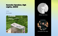 High-power speaker with deep bass