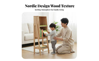 Nordic design 5-Tier Ladder Shelf Minimalist Design shelving unit Space-Saving shelving unit Multi-Functional for Children, Apartment Dwellers, Home Office Workers, Living Room, Bedroom
