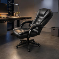 Reclining Office Chair Headrest Reclining Desk Chair Armrests for Home