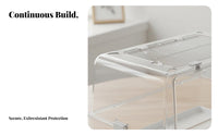 Transparent Hamster Villa additional Large Space Transparent Hamster House Chewresistant