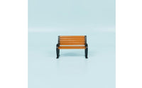 1/64 Scale Bench Realistic Design Miniature Park Bench Resin Material Diorama Accessory for Hobbyists, Dioramas