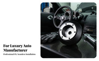 Aluminum Steering Wheel Hub Adapter Black Vehicle Steering Hub Adapter Machined Car Accessory Silver Mounting Collar