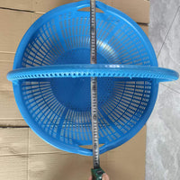 亚马逊热销新款加粗手柄金属尼龙材质 果蔬分果器 农用摘果蓝便捷